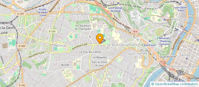 localisation de l'entreprise MONSIEUR ADRIEN DE FRAMOND à LYON