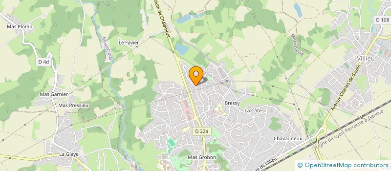 localisation de l'entreprise MONSIEUR ADRIEN DE GASPERIS  MEXIMIEUX