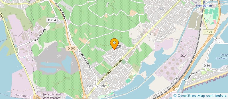 localisation de l'entreprise MONSIEUR ADRIEN DE LA CASA à FRONTIGNAN