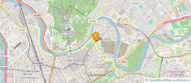 localisation de l'entreprise MONSIEUR ADRIEN DE MASSIAS DE BONNE à GRENOBLE