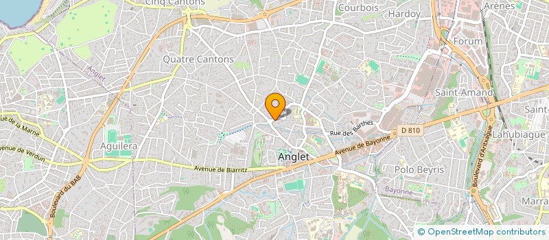 localisation de l'entreprise MONSIEUR ADRIEN DE MIRAS  ANGLET