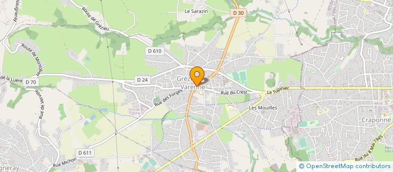 localisation de l'entreprise MONSIEUR ADRIEN DE MONTGOLFIER  GREZIEU-LA-VARENNE