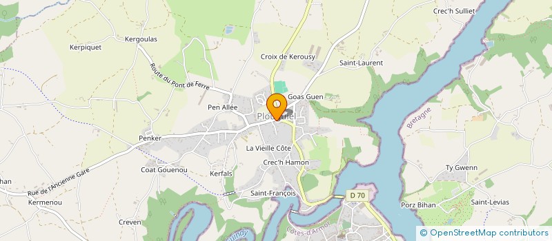 localisation de l'entreprise MONSIEUR ADRIEN DE MUYNCK  PLOUGUIEL