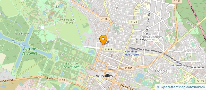 localisation de l'entreprise MONSIEUR ADRIEN DE PASCAL à VERSAILLES
