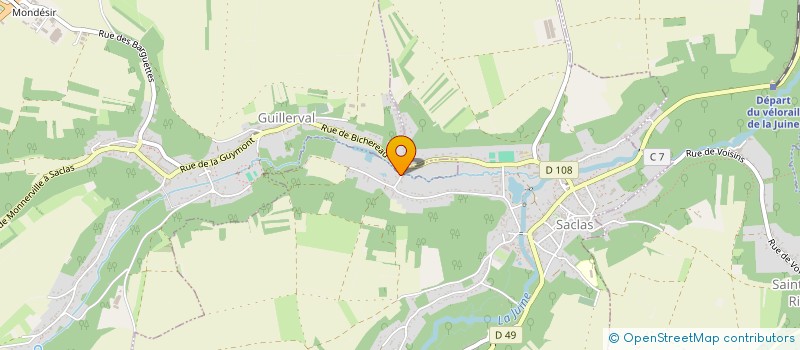 localisation de l'entreprise MONSIEUR ADRIEN DE SOUSA  SACLAS