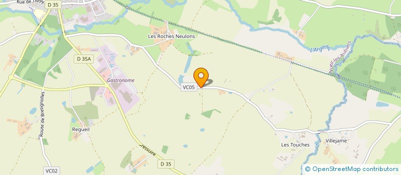 localisation de l'entreprise MONSIEUR ADRIEN DEBARE  NUEIL-LES-AUBIERS