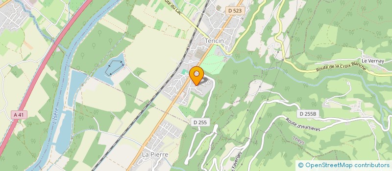 localisation de l'entreprise MONSIEUR ADRIEN DECROZANT  TENCIN