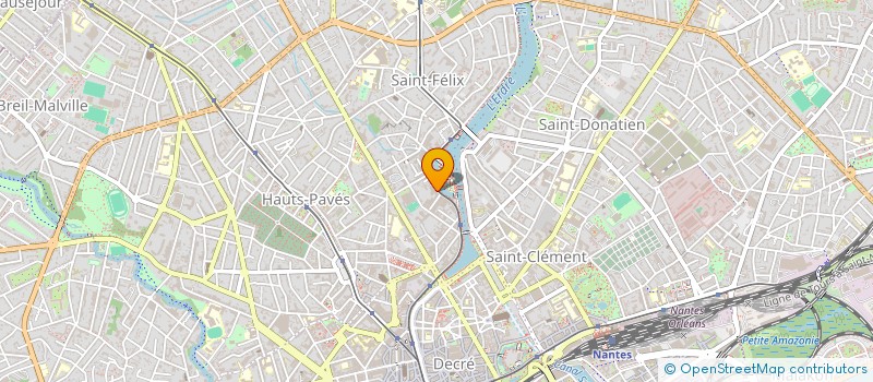 localisation de l'entreprise MONSIEUR ADRIEN DEFLASSIEUX à NANTES