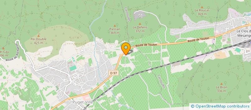 localisation de l'entreprise MONSIEUR ADRIEN DEGUIL  PUGET-VILLE