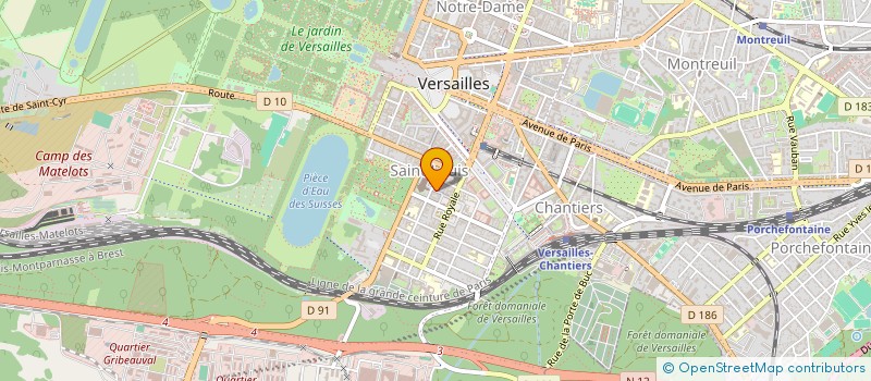localisation de l'entreprise MONSIEUR ADRIEN DEL GRANDE à VERSAILLES