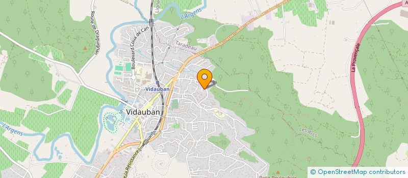 localisation de l'entreprise MONSIEUR ADRIEN DEL HIERRO  VIDAUBAN