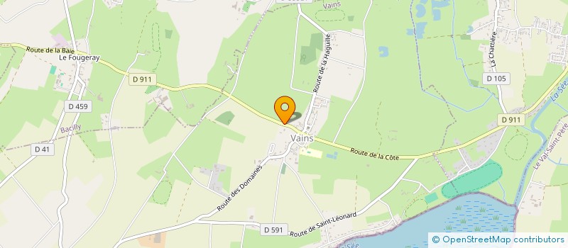 localisation de l'entreprise MONSIEUR ADRIEN DELAROQUE  VAINS