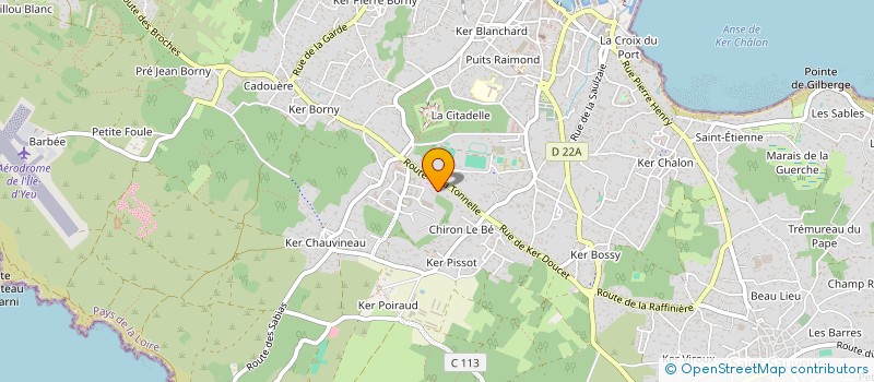 localisation de l'entreprise MONSIEUR ADRIEN DELAVAUD à L'ILE-D'YEU