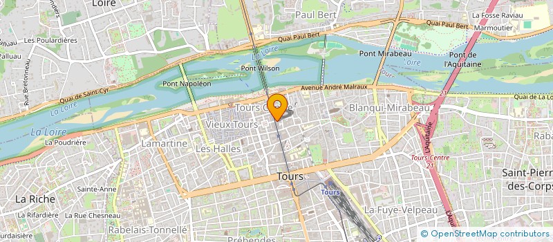 localisation de l'entreprise MONSIEUR ADRIEN DELBOS à TOURS