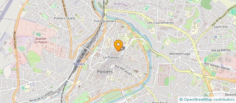 localisation de l'entreprise MONSIEUR ADRIEN DELMAS à POITIERS