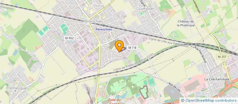localisation de l'entreprise MONSIEUR ADRIEN DELSAUT  PERENCHIES