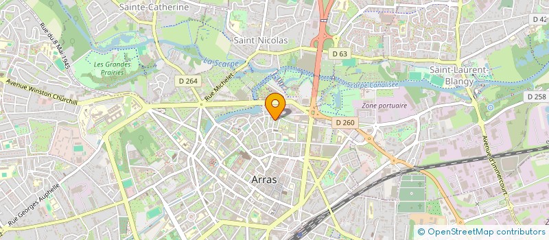 localisation de l'entreprise MONSIEUR ADRIEN DEMANY à ARRAS