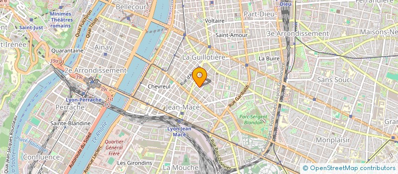 localisation de l'entreprise MONSIEUR ADRIEN DENIS  LYON