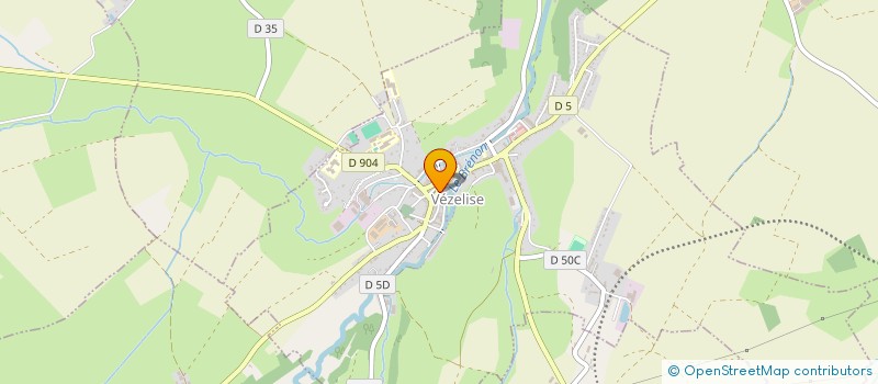 localisation de l'entreprise MONSIEUR ADRIEN DENISART  VEZELISE