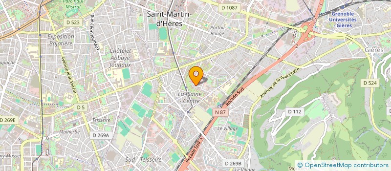 localisation de l'entreprise MONSIEUR ADRIEN DENIZART  SAINT-MARTIN-D'HERES