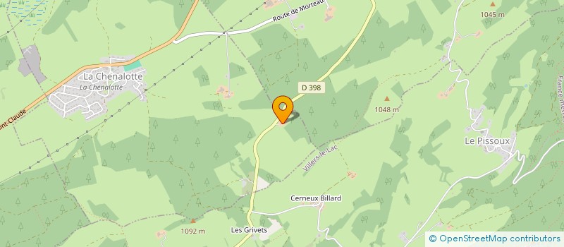 localisation de l'entreprise MONSIEUR ADRIEN DENOUVILLIEZ  LA CHENALOTTE