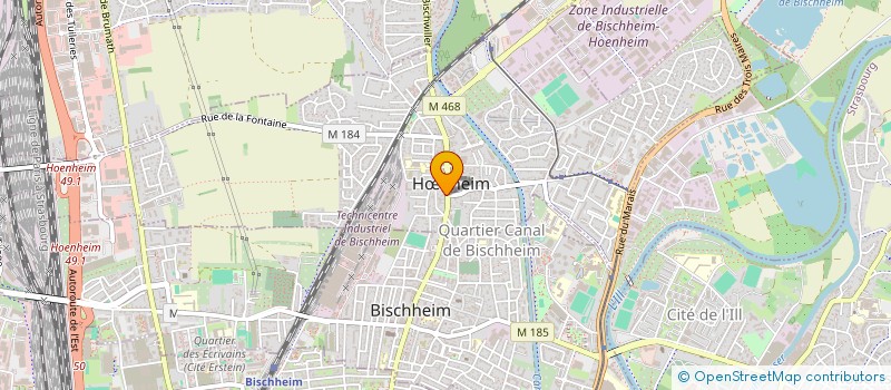 localisation de l'entreprise MONSIEUR ADRIEN DEPENWEILLER  HNHEIM