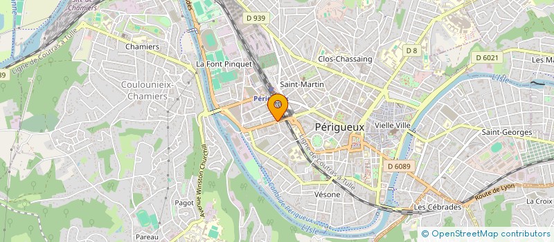 localisation de l'entreprise MONSIEUR ADRIEN DEROZIER  PERIGUEUX