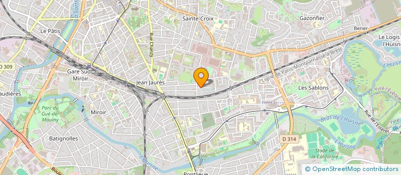 localisation de l'entreprise MONSIEUR ADRIEN DESCHAMPS à LE MANS