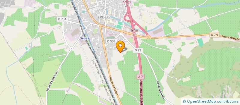 localisation de l'entreprise MONSIEUR ADRIEN DESMIDTS  SENAS