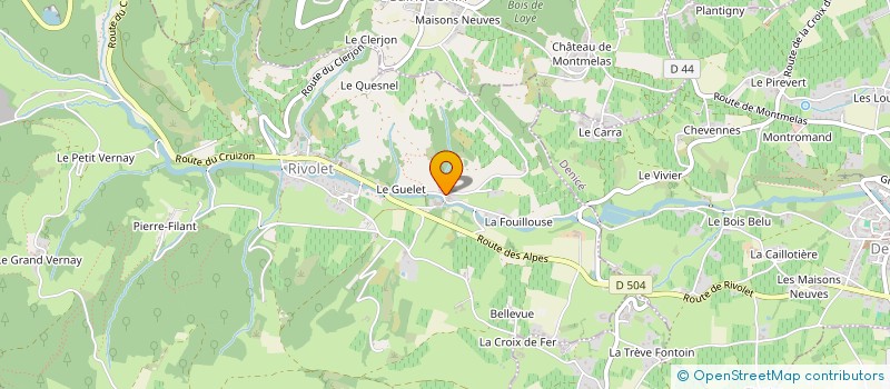 localisation de l'entreprise MONSIEUR ADRIEN DESMONCEAUX  RIVOLET