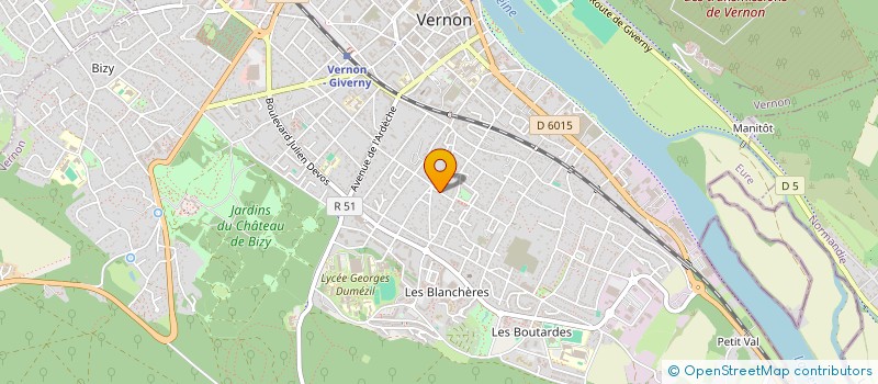 localisation de l'entreprise MONSIEUR ADRIEN DESPREZ à VERNON