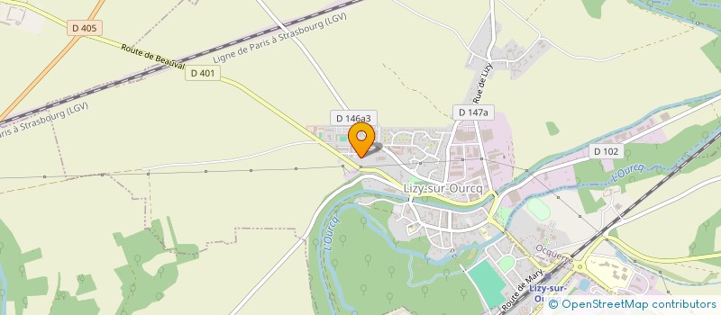 localisation de l'entreprise MONSIEUR ADRIEN DETEINDRE  LIZY-SUR-OURCQ