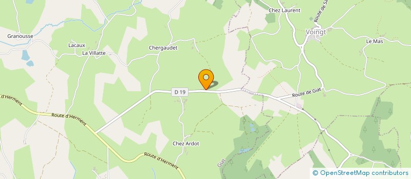 localisation de l'entreprise MONSIEUR ADRIEN DEVEDEUX  VOINGT