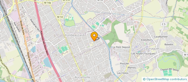 localisation de l'entreprise MONSIEUR ADRIEN DEVIENNE  FONBEAUZARD