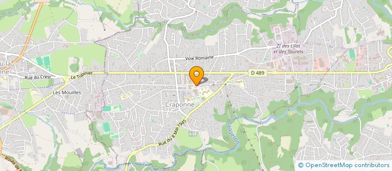 localisation de l'entreprise MONSIEUR ADRIEN DEYRES  CRAPONNE