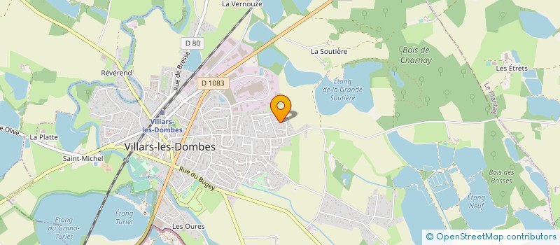 localisation de l'entreprise MONSIEUR ADRIEN DI GIORGIO à VILLARS-LES-DOMBES