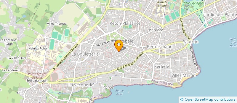 localisation de l'entreprise MONSIEUR ADRIEN DIOUF  SAINT-NAZAIRE