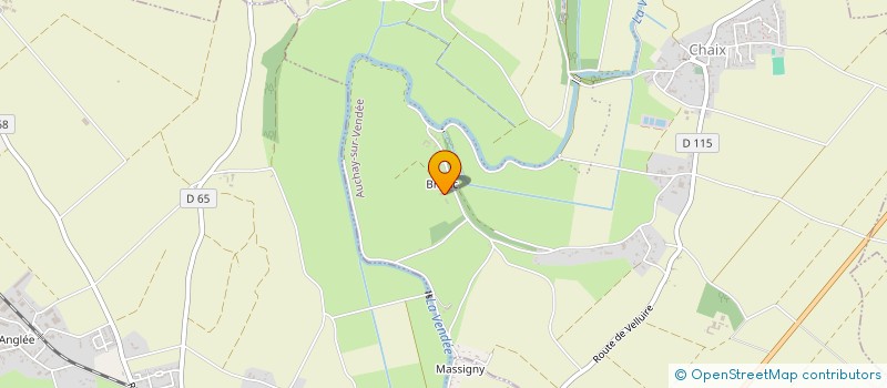 localisation de l'entreprise MONSIEUR ADRIEN DONNY  AUCHAY-SUR-VENDEE