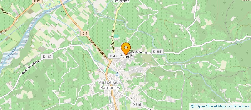 localisation de l'entreprise MONSIEUR ADRIEN DONZET  MIRABEL-AUX-BARONNIES