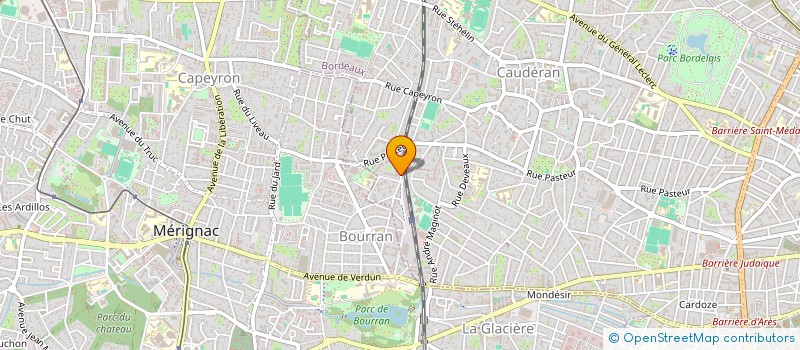 localisation de l'entreprise MONSIEUR ADRIEN DOPRE  CENON