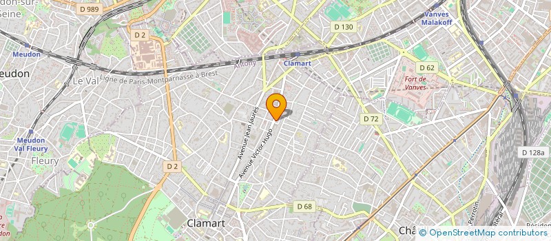 localisation de l'entreprise MONSIEUR ADRIEN DORE  CLAMART