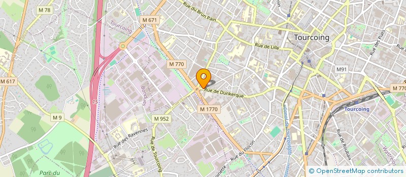 localisation de l'entreprise MONSIEUR ADRIEN DOS SANTOS à TOURCOING