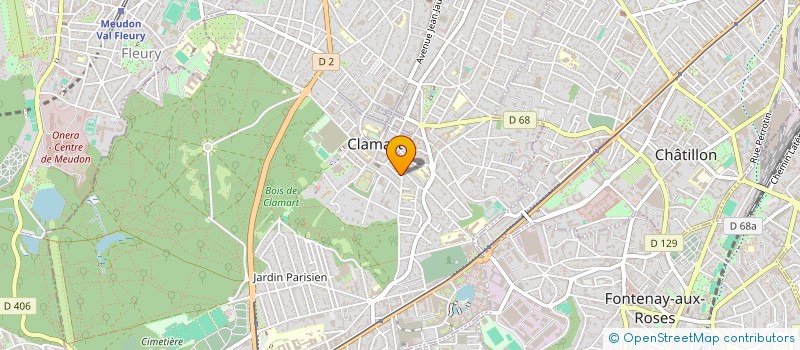 localisation de l'entreprise MONSIEUR ADRIEN DOS SANTOS à CLAMART