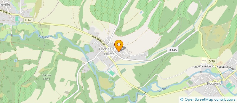 localisation de l'entreprise MONSIEUR ADRIEN DOUSSOT  LOCHES-SUR-OURCE