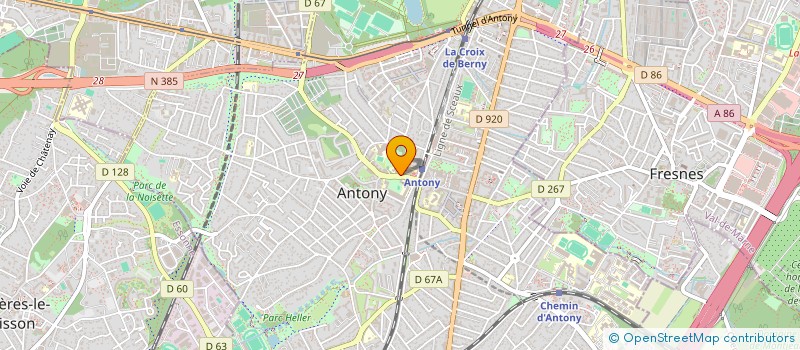 localisation de l'entreprise MONSIEUR ADRIEN DRADEM  ANTONY