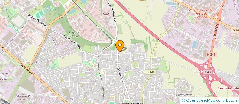 localisation de l'entreprise MONSIEUR ADRIEN DRIOLI  SAINT-PRIEST