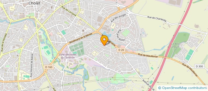 localisation de l'entreprise MONSIEUR ADRIEN DROUET à CHOLET