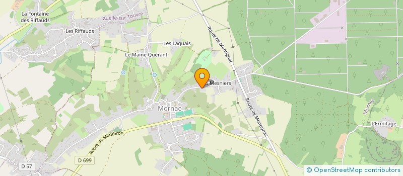 localisation de l'entreprise MONSIEUR ADRIEN DUBUC à MORNAC