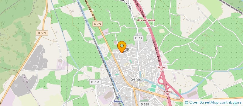 localisation de l'entreprise MONSIEUR ADRIEN DUFOUR  SENAS