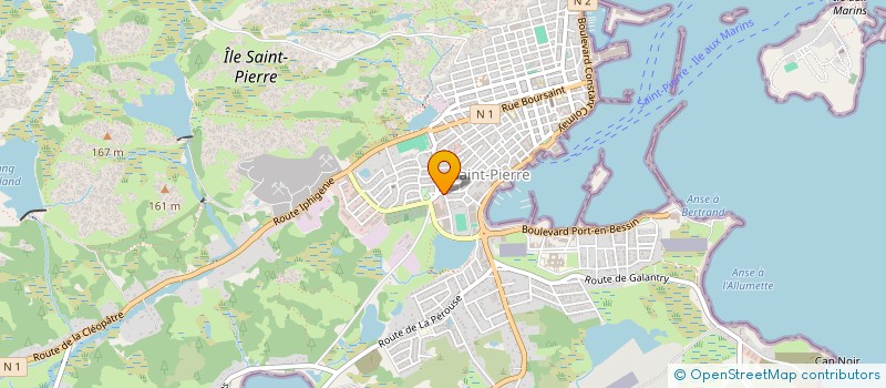 localisation de l'entreprise MONSIEUR ADRIEN DUGUE  SAINT-PIERRE